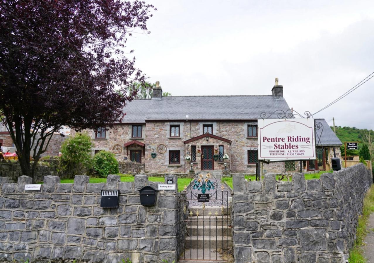 Pentre Riding Stables Hotell Abercraf Eksteriør bilde